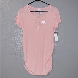 Maternity Short Sleeve Henley
